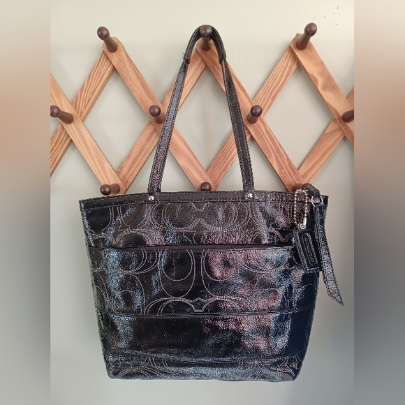 Coach tote bag. NoD1259-F19198. Black. - Picture 2 of 6